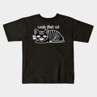 Lovely black cat Kids T-Shirt